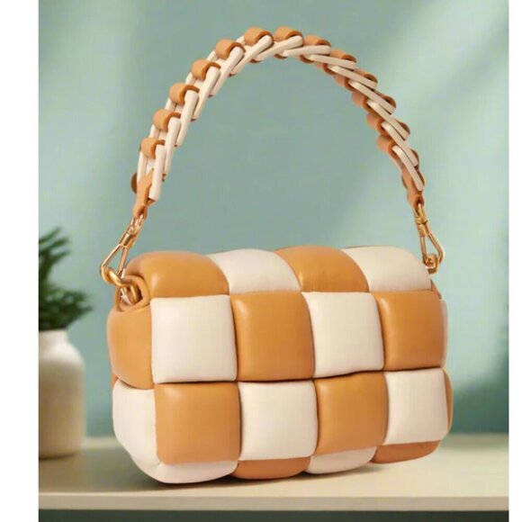 Kate Spade Boxxy East-West Crossbody Bag Bare Leather Colorblock Small Purse - Picture 3 of 7